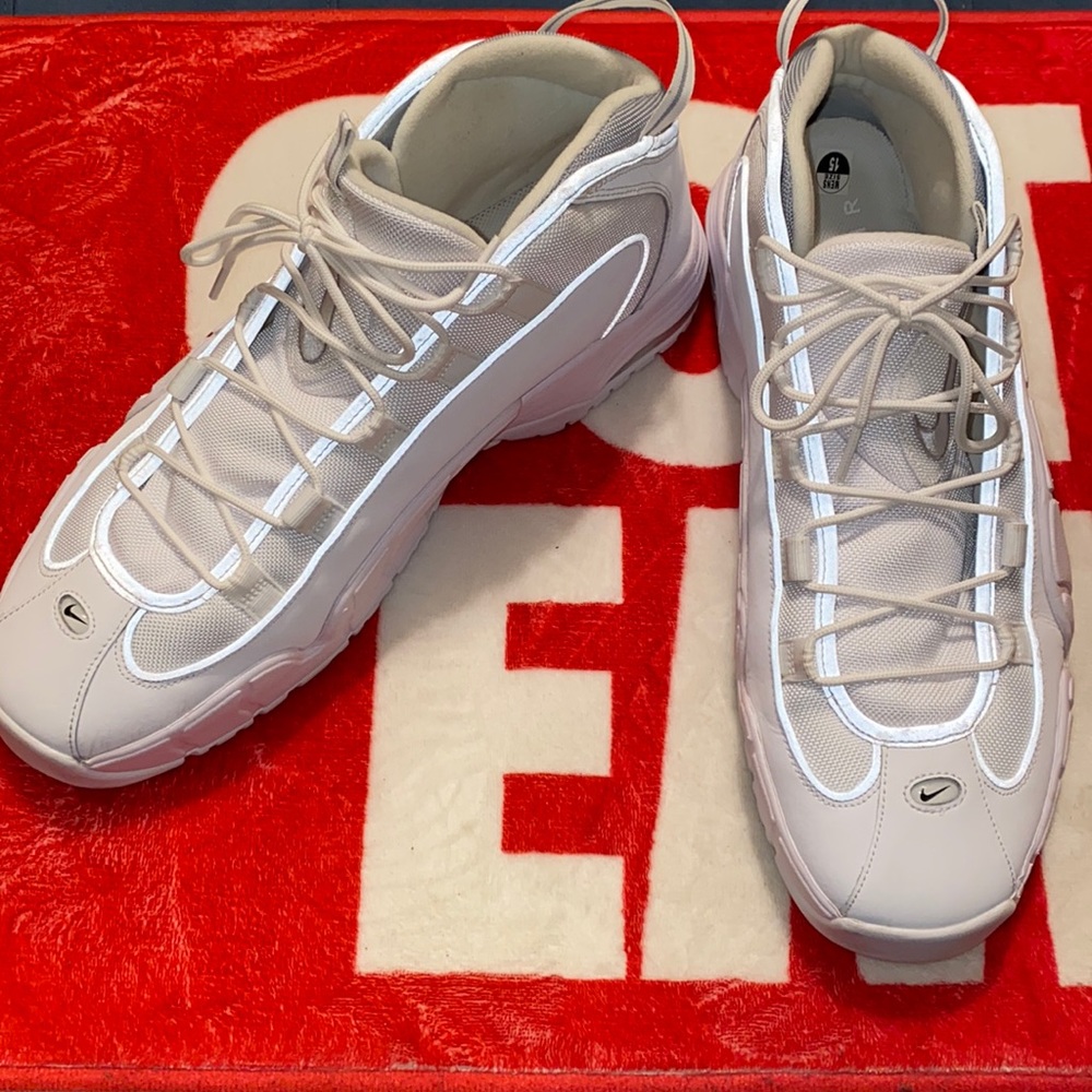 Nike Air Max Penny Men's Shoes White/Metallic Silver